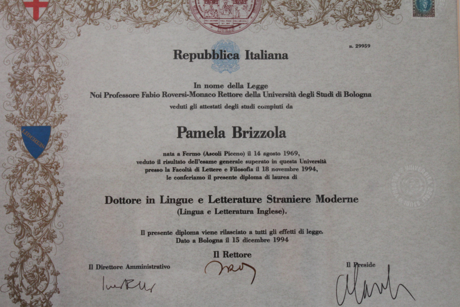 Diploma Di Laurea In Lingue E Letterature Straniere Easytrad