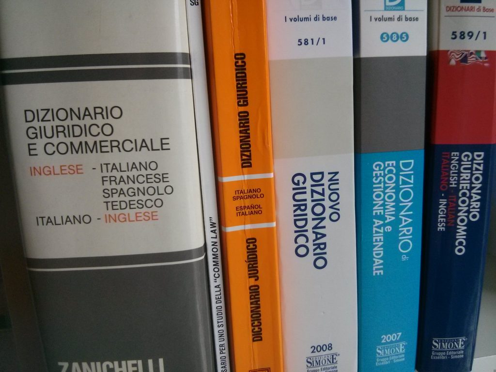 Dizionario Giurieconomico - English-Italian / Italiano-Inglese - 589/1 -  Edizioni Simone